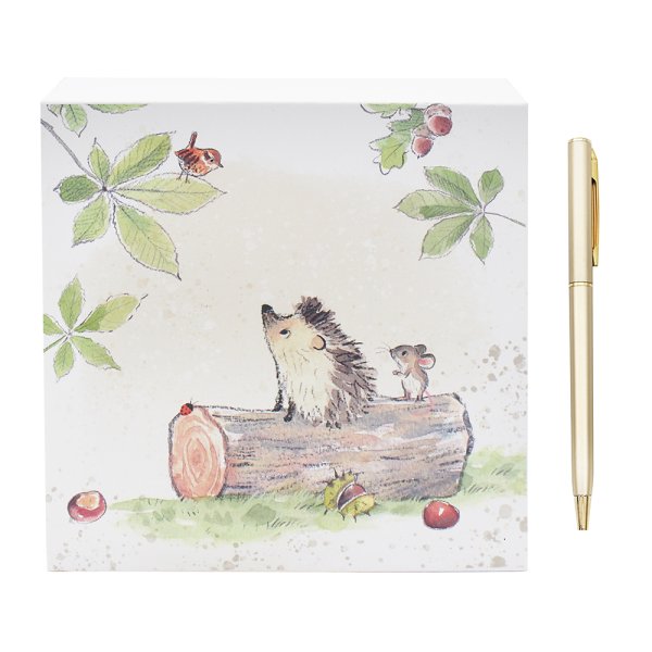 HEDGEHOG & MOUSE MEMO PAD