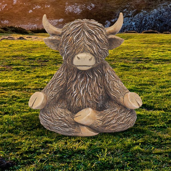 HIGHLAND COW YOGA MOO