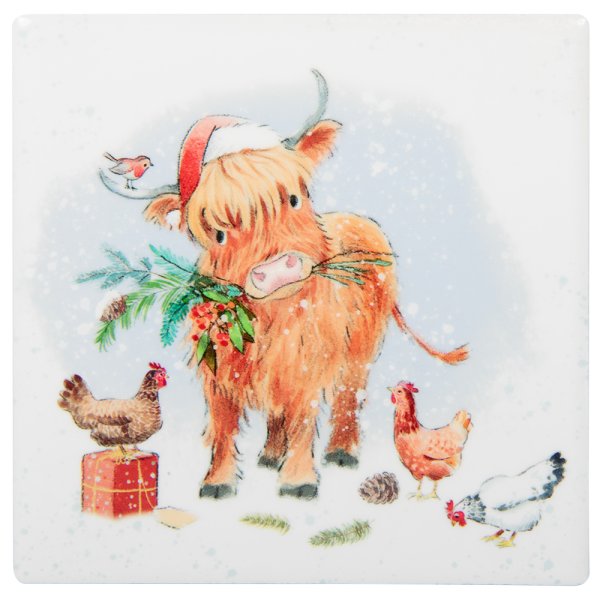 HIGHLAND COW COASTER