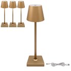 RECHARGABLE TOUCH LAMP GOLD