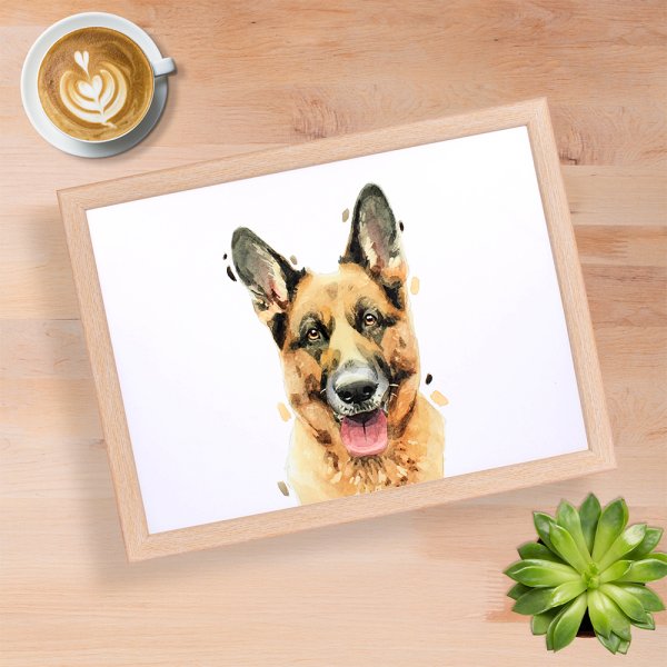 GERMAN SHEPHERD LAPTRAY