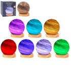 COSMIC PLANET LAMP BROWN 12CM