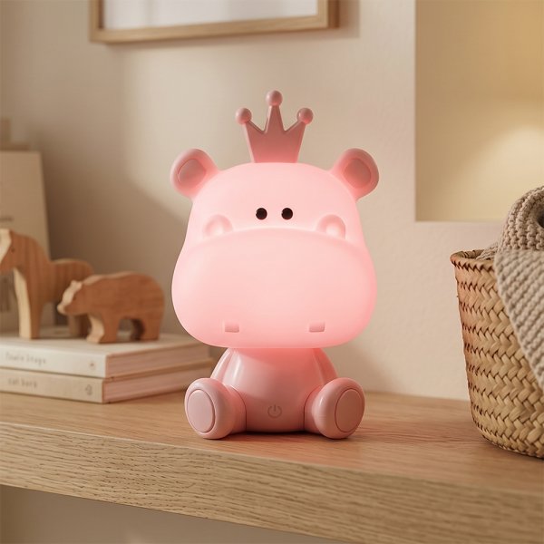 HIPPO LAMP PINK
