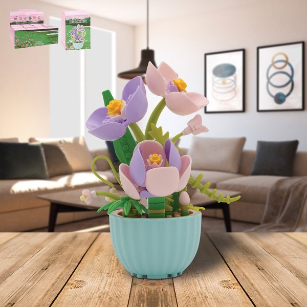 MINIBRICKS PINK/LILAC CROCUSES