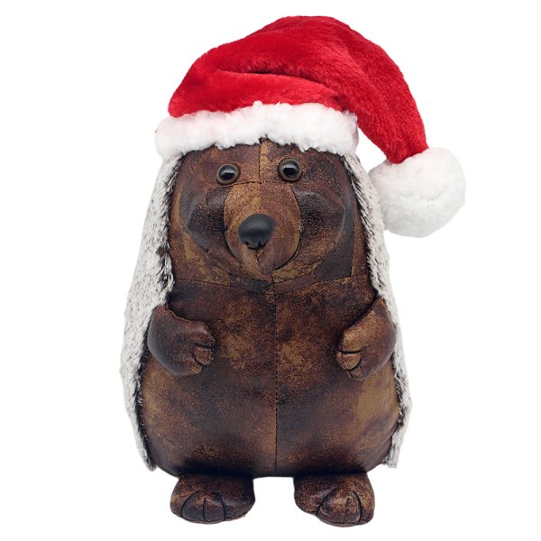 XMAS HEDGEHOG DOORSTOP