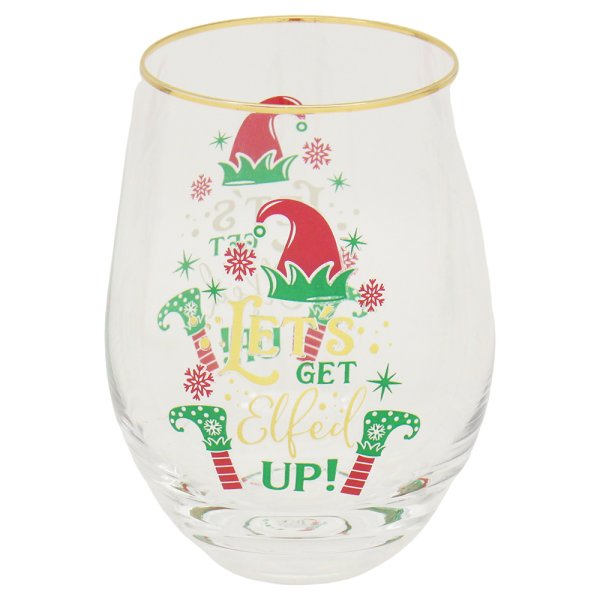 STEMLESS GLASS LET'S GET ELFED