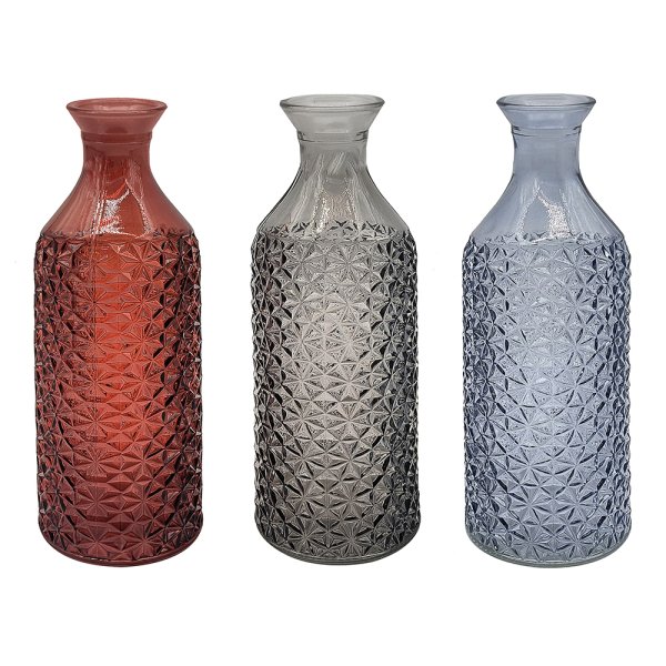 GLASS VASE 3 ASST