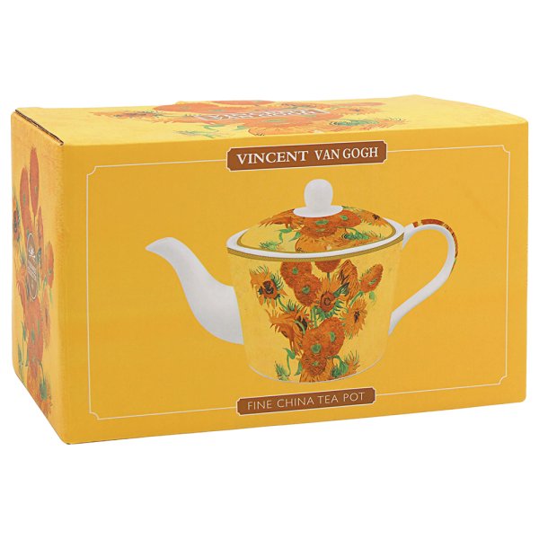 VAN GOGH TEA POT SUNFLOWERS