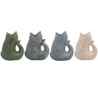 FISH JUG / VASE 23CM 4 ASST