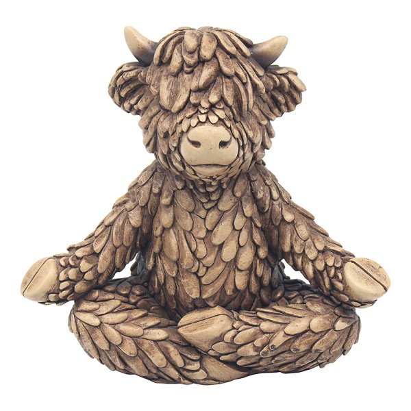 HUGHIE HIGHLAND COW YOGA