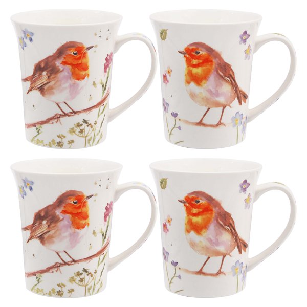 ROBINS MUG SET4 2ASST