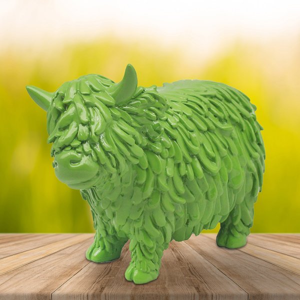 HIGHLAND COW GREEN
