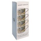 SANDY BEACH STACKING MUGS S4