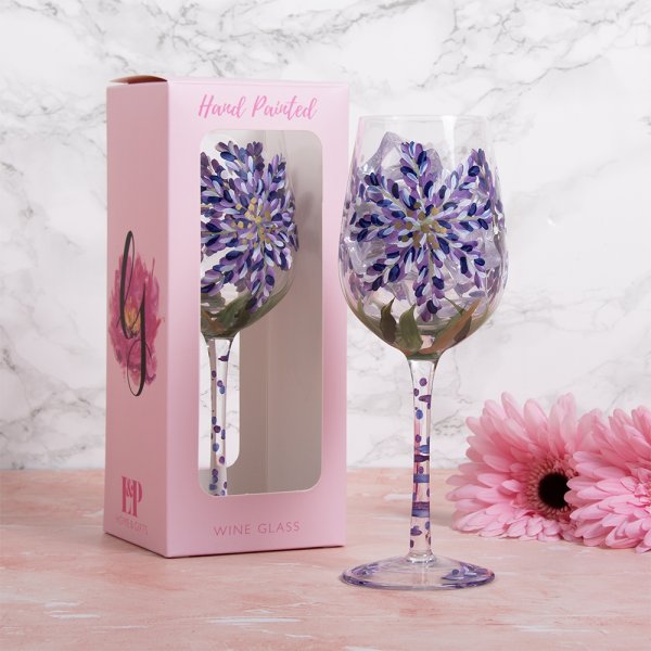 AGAPANTHUS WINE GLASS