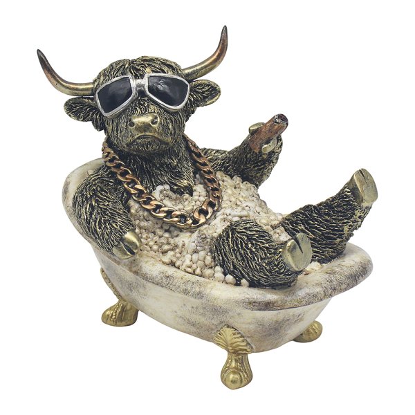 HIGHLAND COW BATHTIME