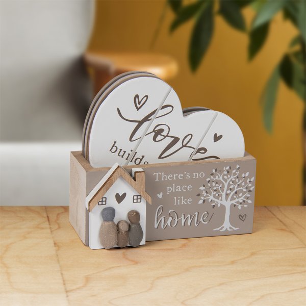 HOME COASTERS SET OF 4