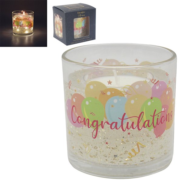 LED GEL CANDLE CONGRATULATIONS LED GEL CANDLE CONGRATULATIONS