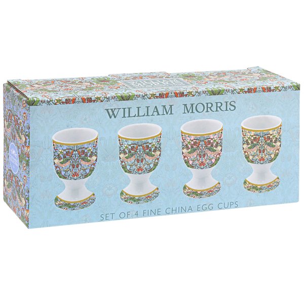 STRAWBERRY THIEF EGG CUPS SET4