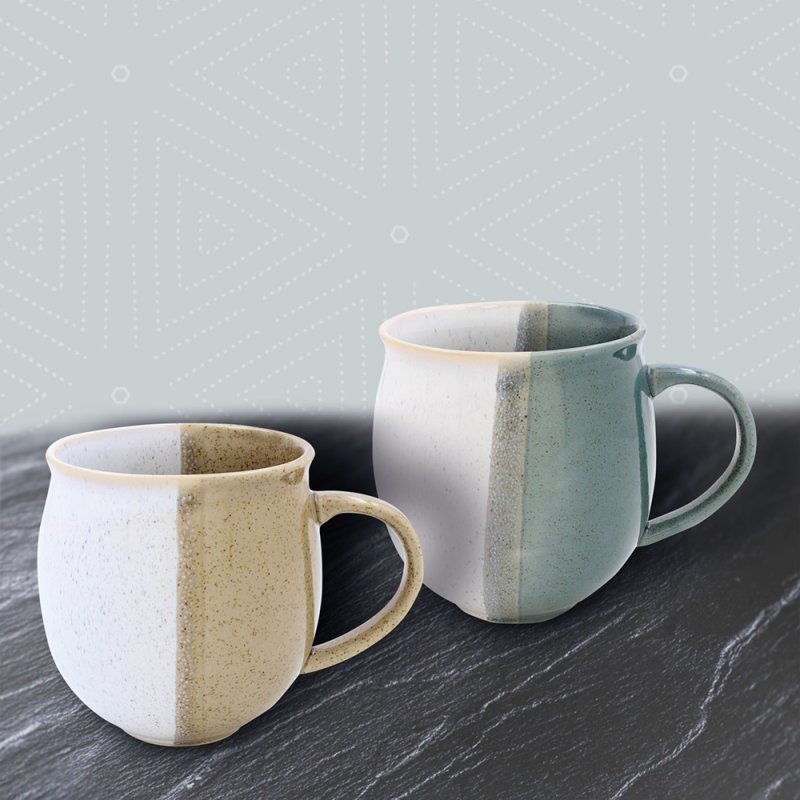 REACTIVE GLAZE MUGS 2A SET 2