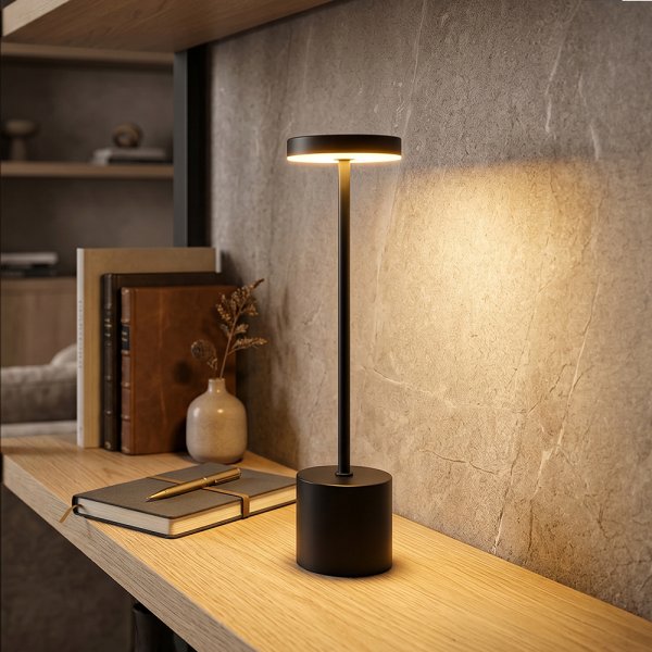 LED TOUCH LAMP-BLACK