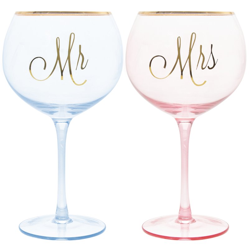 Download MR & MRS GIN GLASSES : Lesser & Pavey