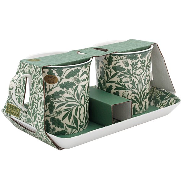 ACORN MUGS ON TRAY SET 2
