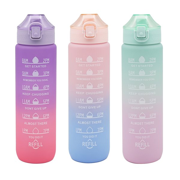 HYDRATION BOTTLE PASTEL 3 ASST