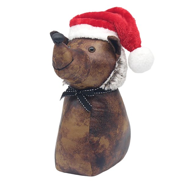 XMAS DUMPY HEDGEHOG DOORSTOP