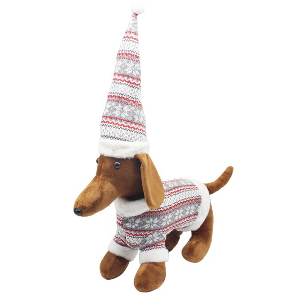 XMAS DACHSHUND GREY S