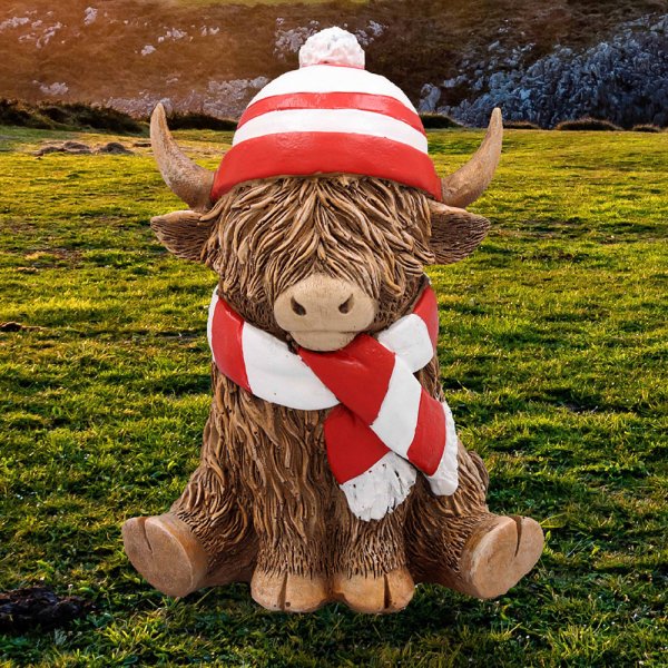 HIGHLAND COW SCARF & HAT