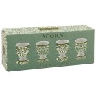 ACORN EGG CUPS SET 4