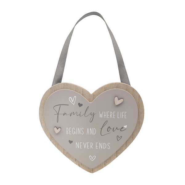 HEART PLAQUE FAMILY