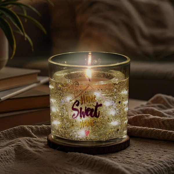 LED GEL CANDLE HOME SWEET HOME LED GEL CANDLE HOME SWEET HOME