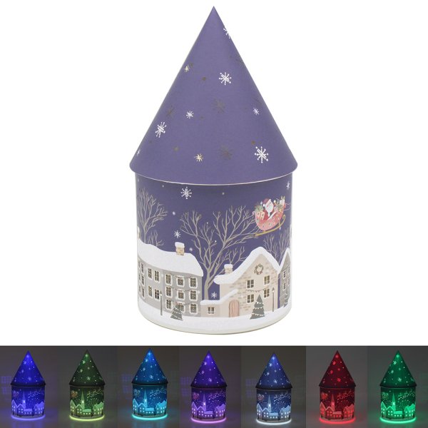 XMAS TINSEL TOWN LED HOUSE