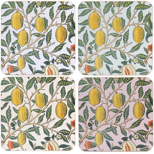 FRUITS COASTERS SET 4