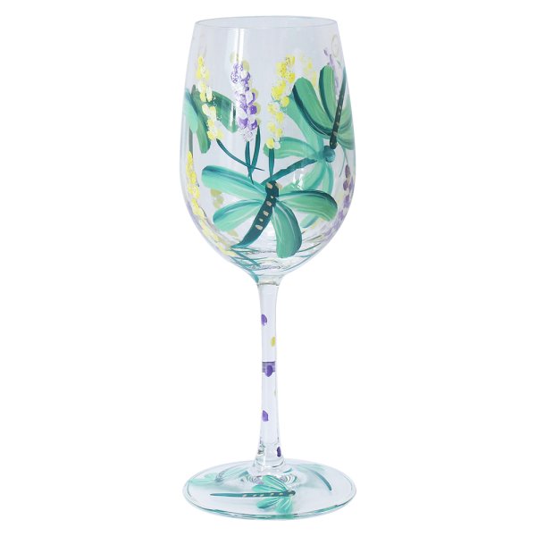 DRAGONFLY WINE GLASS