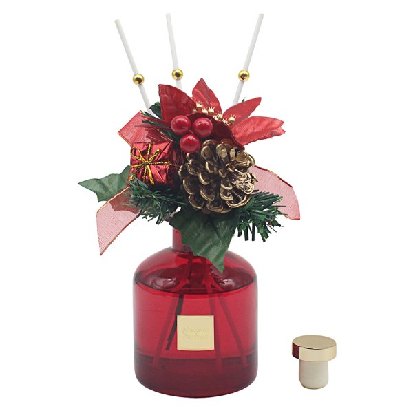 XMAS FLOWER DIFF RED 200ML