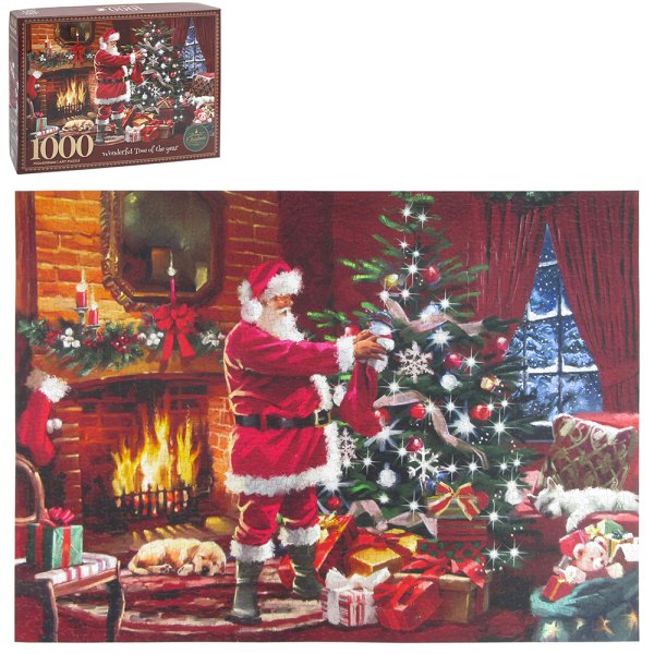 SANTA WOODEN PUZZLE 1000 PCS