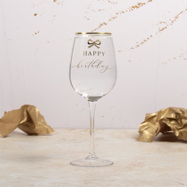 MADELAINE BIRTHDAY WINE GLASS