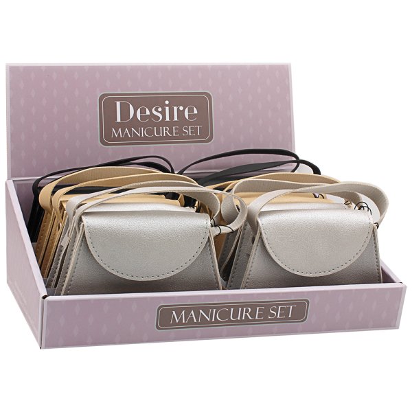 HANDBAG MANICURE SET 3 ASST
