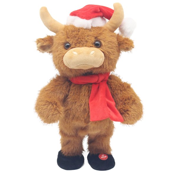 DANCING HIGHLAND COW WITH HAT DANCING HIGHLAND COW WITH HAT