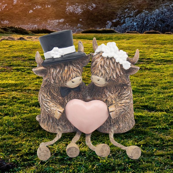 HIGHLAND COW WEDDING DAY