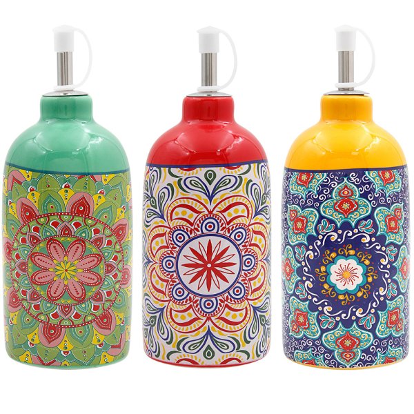 TUSCANY OIL BOTTLE 3 ASST