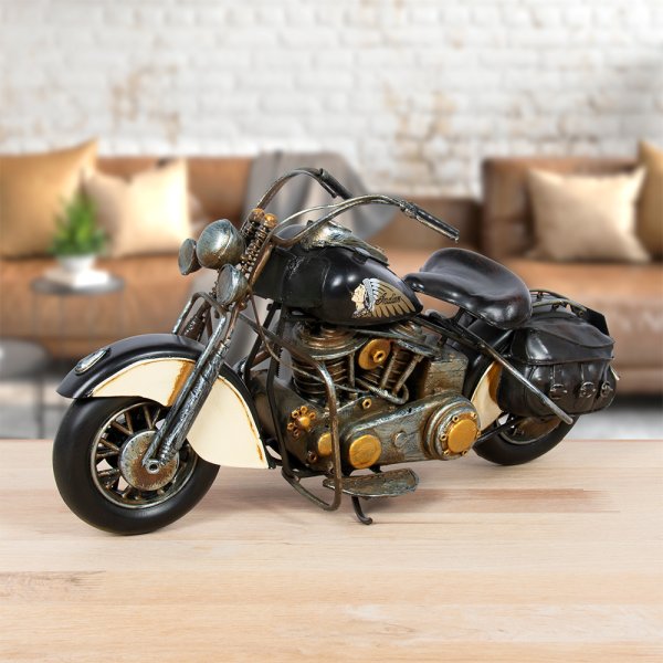 VINTAGE MOTORBIKE BLACK