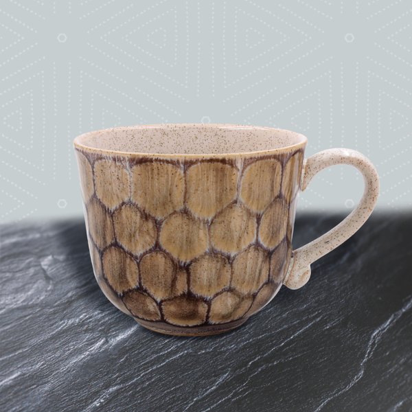 REACTIVE GLAZE MUG - BROWN
