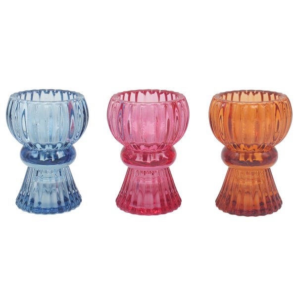 CANDLE HOLDER 3 ASST