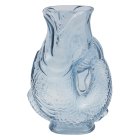 FISH VASE GLASS BLUE