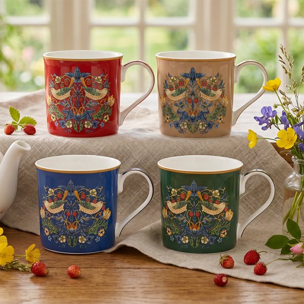 STRAWBERRY THIEF MUGS S4