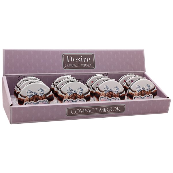 HIGHLAND COW COMPACT MIRROR3AS