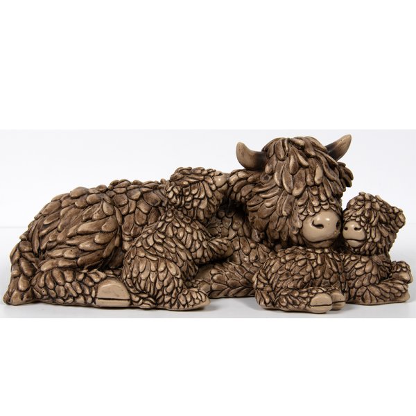 HUGHIE HIGHLAND COW & BABIES